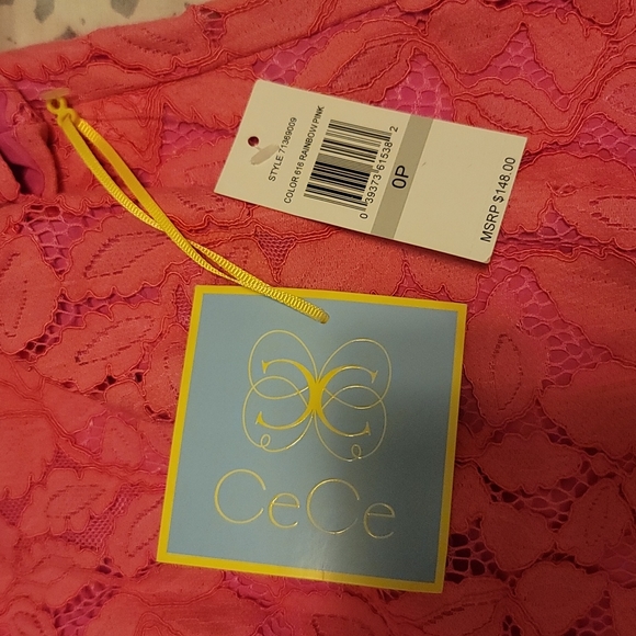 Cece petite floral lace lined dress - Picture 11 of 15